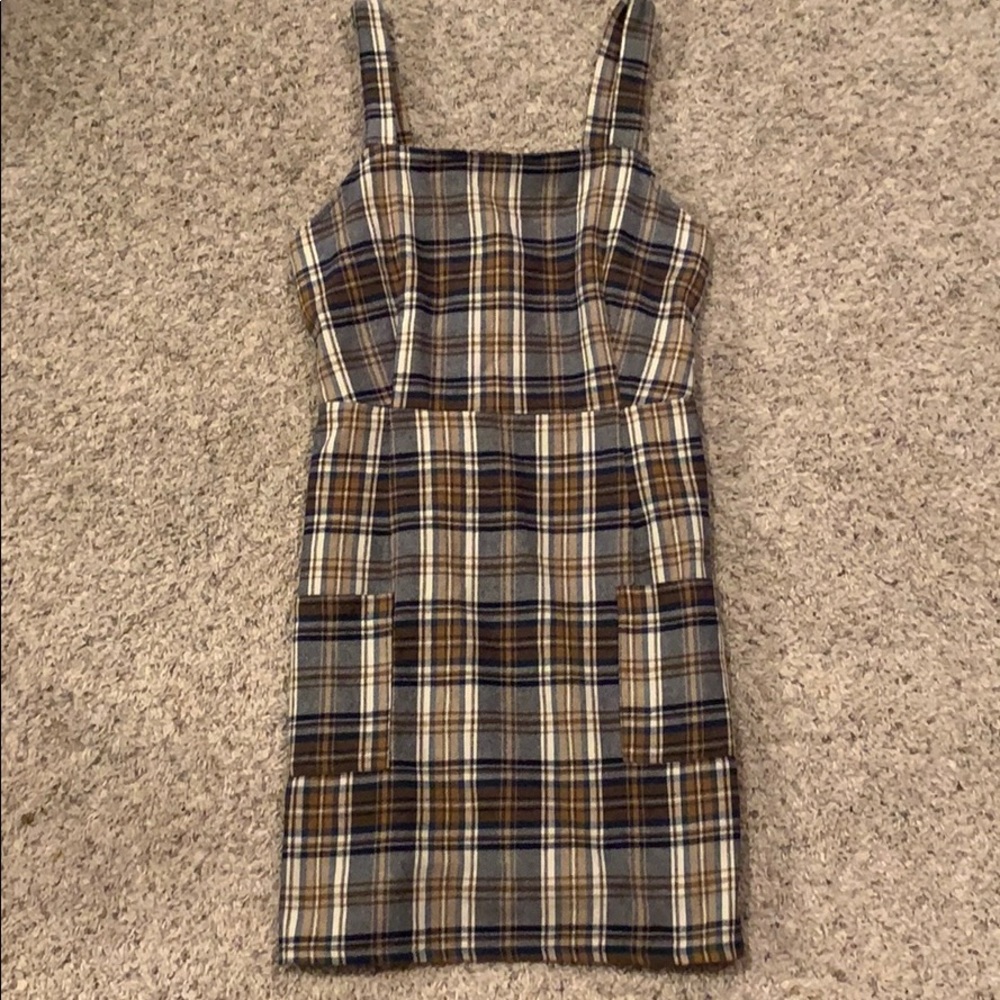 plaid american eagle dress